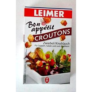 Leimer Croutons Zwiebel-Knoblauch 100 g | 186039104 / EAN:4000186039104