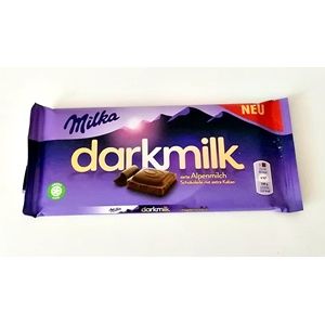 Milka darkmilk zarte Alpenmilch Schokolade 85g | 25001696 / EAN:7622210961976