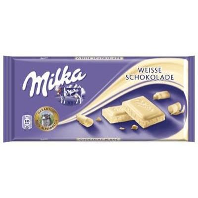 Milka Schokolade Weisse Schokolade 100 g | 8254