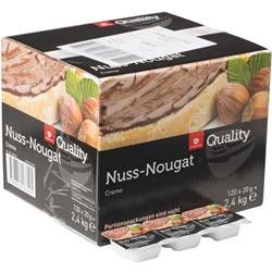 Quality Nuss Nougat Creme Portion 120 x 20 g | 26000076
