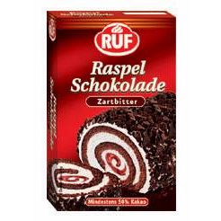 Ruf Raspel Schokolade Zartbitter 100g | 25000057 / EAN:4002809004285