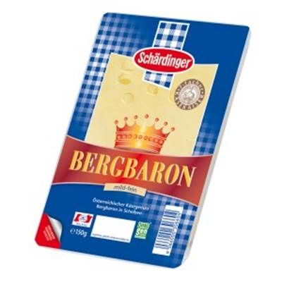 Schärdinger Käse Bergbaron in Scheiben 45% Fett i.Tr. 150g | 667 / EAN:9066000306604