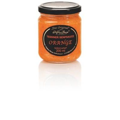 Tessiner Senf Sauce Orange 200 ml | 8126