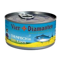 Vier Diamanten Thunfisch in Rapsöl 150 g | 25000970