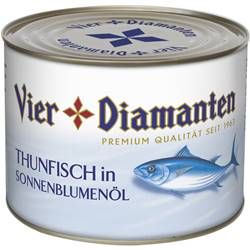 Vier Diamanten Thunfisch in Sonnenblumenöl 1,35 kg | 26000056