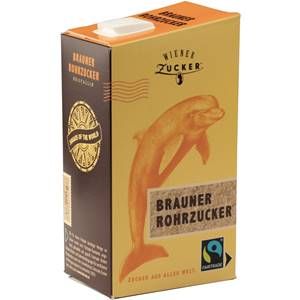 Wiener Zucker Brauner Rohrzucker Fairtrade 500g | 3093 / EAN:9012501004051