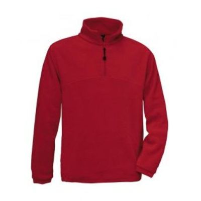 1/4 Zip Fleece Top Red XL | 11490496drops
