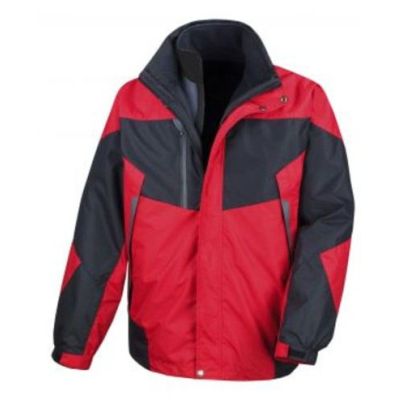3-in-1 Aspen Jacket Red/Black XS | 11491004drops