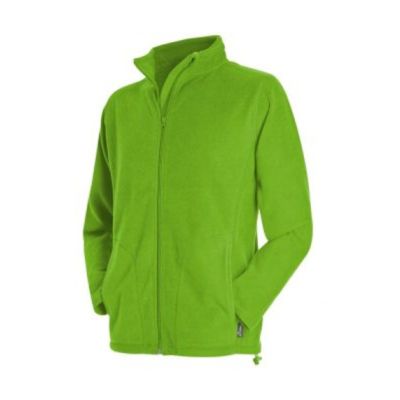 Active Fleece Jacket Men Kiwi Green L | 11489406jak