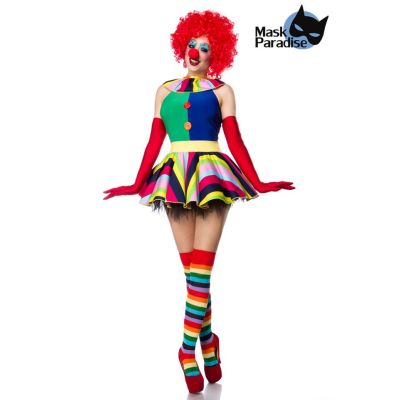 Clown Girl bunt Größe 2XL | 80054atixo4
