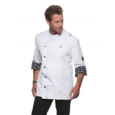 Fashionable Rock Chef`s Jacket White 46 (S) | 11492025drops