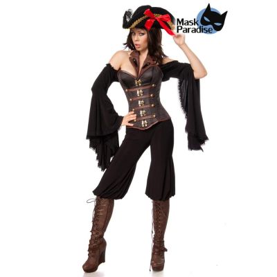 Female Pirate braun/schwarz Größe 2XL | 80120atixo1