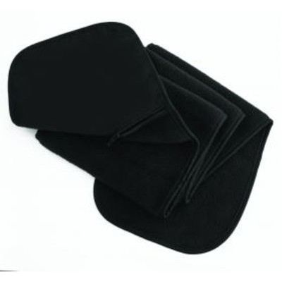 Fleece Schal mit Tasche Black One Size | 11490046drops