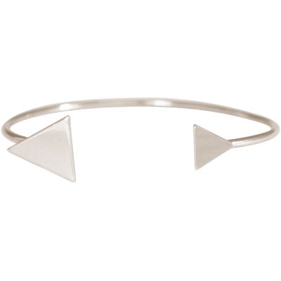 Gemshine - Damen - Armband - Armreif - Silber - Design - Dreieck - Scandi - Minimalistisch - Geometrisch - Des | 11612548drops/gem
