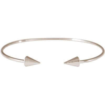 Gemshine - Damen - Armband - Armreif - Silber - Kegel - Kugel - Scandi - Minimalistisch - Geometrisch - Design | 11612558drops/gem