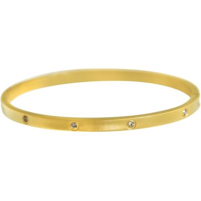 Gemshine - Damen - Armband - Armreif - WISHES - Sparkle - Glanz - Funkeln - Gold - 4 mm | 11612566drops/gem