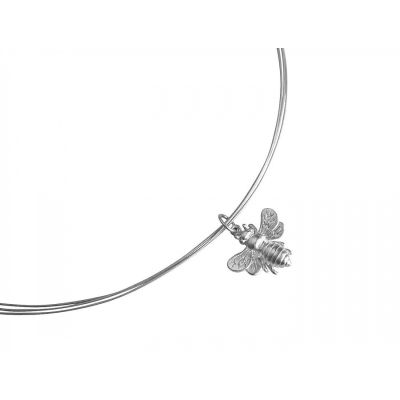 Gemshine - Damen - Halskette - Anhänger - 925 Silber - BEE - Biene - 45 cm | 11612513drops/gem