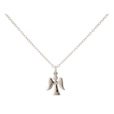 Gemshine - Damen - Halskette - Anhänger - Engel - Schutzengel - 925 Silber - 1,3 cm | 11531320drops/gem