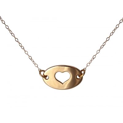 Gemshine - Damen - Halskette - Anhänger - WISHES - Herz - Rose Gold - 47 cm | 11531622drops/gem