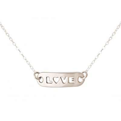 Gemshine - Damen - Halskette - WISHES - LOVE - Silber - 48 cm | 11612761drops/gem