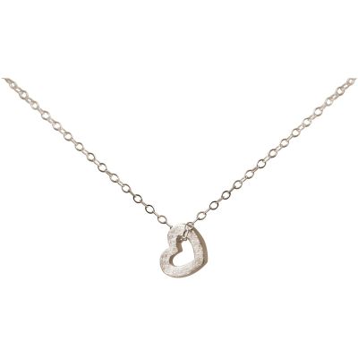 Gemshine - Damen - Herz - Halskette - Anhänger - 925 Silber - 1,1 cm | 11531631drops/gem