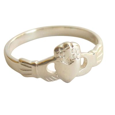 Gemshine - Damen - Ring - 925 Silber - Claddagh, Ringgröße:54 (17.2) | 11531828drops/gem