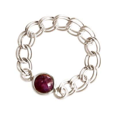 Gemshine - Damen - Ring - 925 Silber - Rubin - Rot - Beweglich - Geschmeidig | 11531285drops/gem