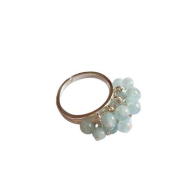 Gemshine - Damen - Ring - Silber 925 - Aquamarin - Blau, Ringgröße:54 (17.2) | 11531822drops/gem