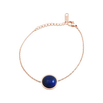 GEMSHINE Damenarmband mit Lapis Lazuli | 11613155drops/gem