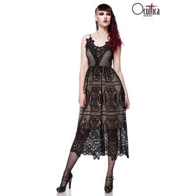 Kleid aus Spitze,schwarz Größe XL | 90020atixo3