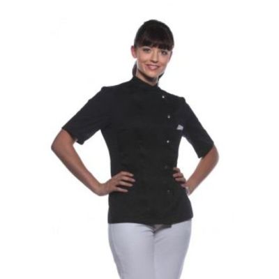 Ladies Chef Jacket Greta Black 34 | 11492187drops