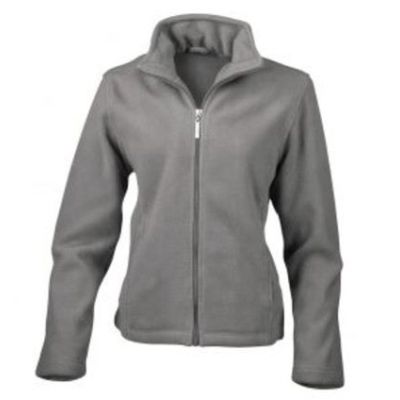 Ladies` Fleece Jacket Grey 2XL | 11490801drops