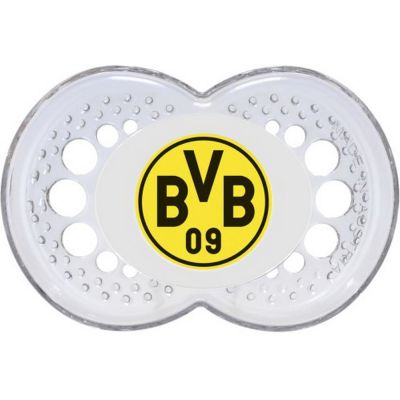 MAM Borussia Dortmund, Silikon, 6-16 Monate, 2 Stück | 6790041831drops