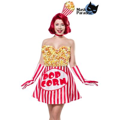 Popcorn Girl rot/weiß Größe M | 80142atixo1
