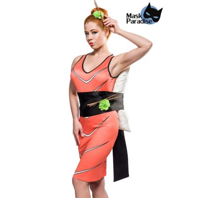 Sushi-Kostüm orange Größe S-M | 80143atixo