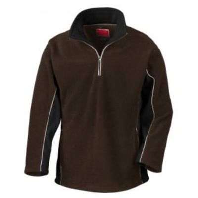 Tech3 Sport Fleece 1/4 Zip Sweater Coffee/Black M | 11490182drops