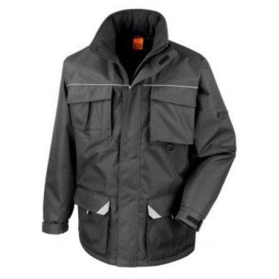Work-Guard Sabre Long Coat Black 2XL | 11491045drops