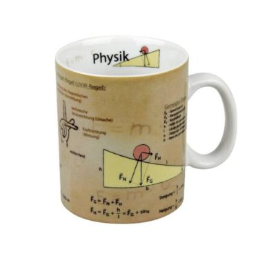 Becher Physik Tasse Porzellan Schule Naturwissenschaften | 3360 / EAN:4028145043290