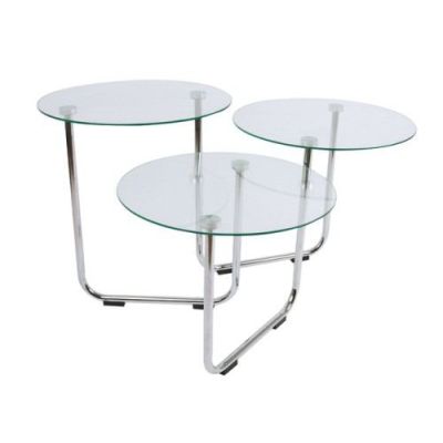 Couchtisch 3 in 1 Beistelltisch Couch-Tisch Glastisch Glas-Tisch Tisch Wohnzimmertisch | 4242 / EAN:8714302499463