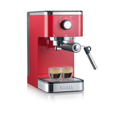 Graef Siebträger Espresso Maschine Kaffee Automat Edelstahl Milchschaumdüse | 18852 / EAN:4001627018399