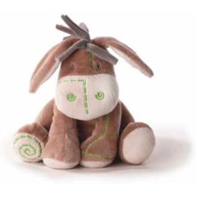 Inware Spieluhr Esel sitzend 17,5 cm Kuscheltier Baby Babyspielzeug Melodie | 18915 / EAN:4038904077893