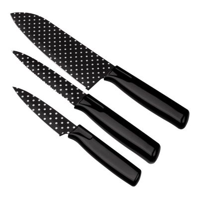 Messer-Set Polka Dot 3-teilig Messer Set 3 Teile gepunktet Küchenmesser Kochmesser | 2665 / EAN:7610154224677