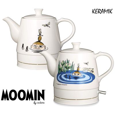 Moomin Keramik Wasserkocher Wasserkessel Teekocher Lake 0,8L 1750 W | 16151 / EAN:5708301003489