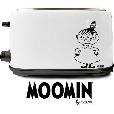 Moomin Toaster Edelstahl 900 Watt Doppelschlitz-Toaster by Adexi | 16154 / EAN:5708301003502