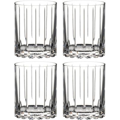 Riedel Drink Specific Bar Double Rocks Glas 4er Set Kristallglas Whisky Glas | 17655 / EAN:9006206324347