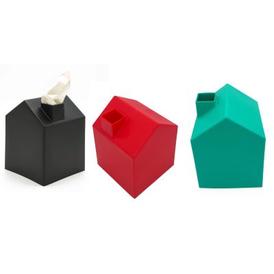 Rot - Umbra Taschentuchspender Casa quatratisch Kosmetiktuchbox Kosmetikbox Tücherbox | 16915 / EAN:0028295371353