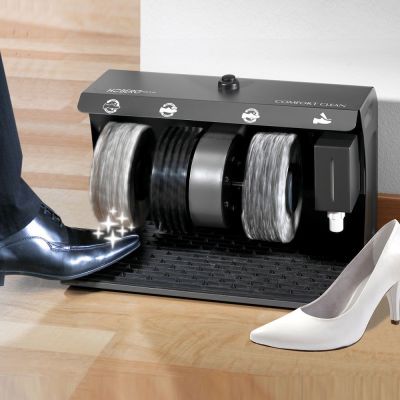 Schuhputzmaschine Schuhputzgerät Comfort Clean Maschine Schuhe putzen | 115 / EAN:4032934690893