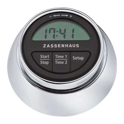 Zassenhaus Digital Timer Speed Küchenuhr Kurzzeitmesser magnetisch Eieruhr | 19111 / EAN:4006528072211