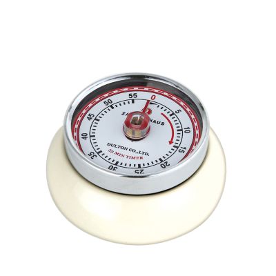 Zassenhaus Timer speed creme Retro Küchenuhr Kurzzeitmesser magnetisch Eieruhr | 7952 / EAN:4006528072334