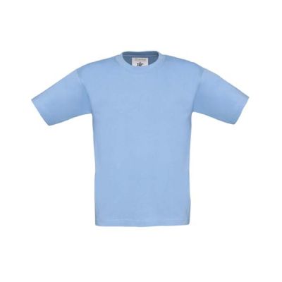 T-Shirt B&C Exact 190 Kids, Sky Blue, Gr. 104 | 11902219-100-22 / EAN:0651650571961